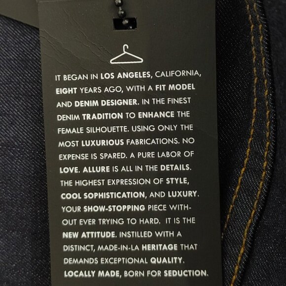 Schoen by Yu Flare Jeans The Bombshell Indigo Blue Women's Sz 29 (34 Ins… - Picture 13 of 13